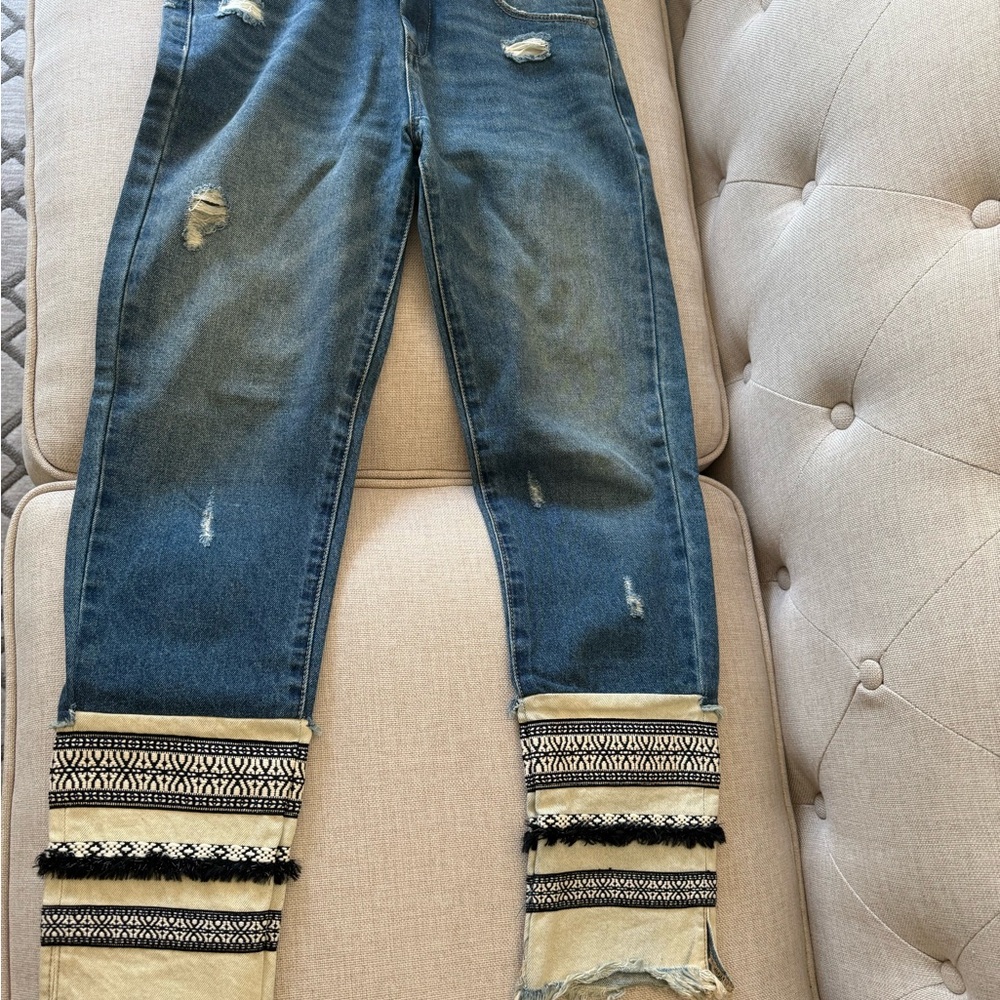 Blank NYC Blue Ankle Cropped Jeans